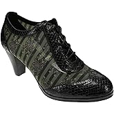 Masseys Women’s Clara Shootie with Laces and Stacked Heel