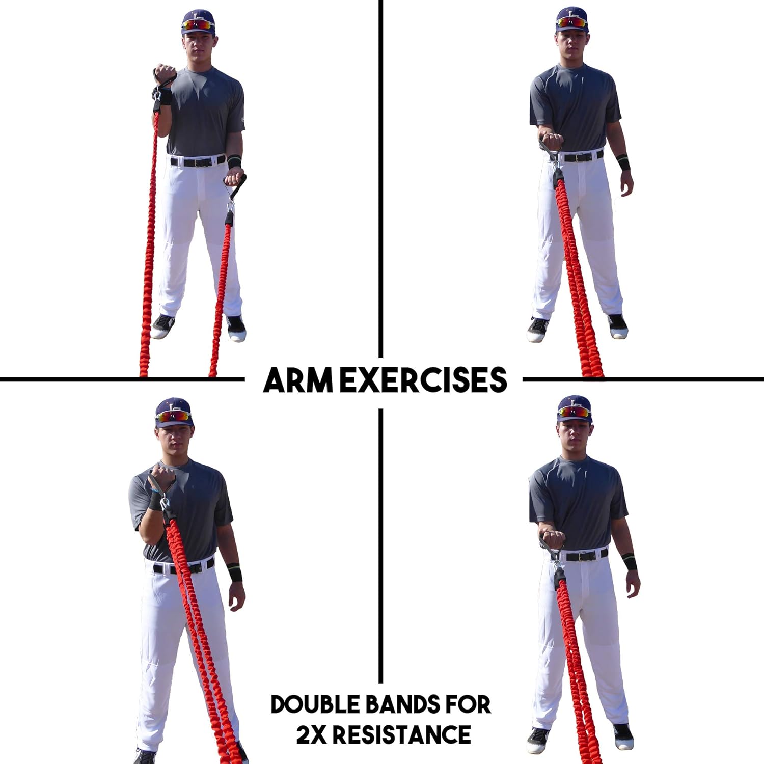 ArmCare2Go Baseball Bands for Pitching-Softball Bands 7 Piece Resistance Training Kit/Improve Baseball and Softball Training : Sports & Outdoors