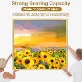 Modacraft 372Pcs Picture Hooks Hanging Kit with Nails Wire Mini Level 75lb view 3