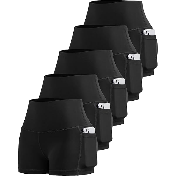 High Waisted Scrunch Butt Biker Shorts 4" | – VITAL APPAREL - View #4