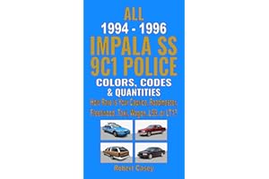 All 1994-1996 Impala SS 9C1 Police Colors, Codes & Quantities: How Rare is your Caprice, Roadmaster, Fleetwood, Taxi, Wagon, 