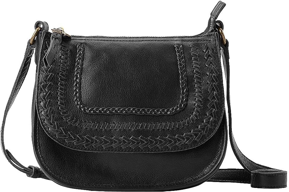 The Sak Women's Playa Leather Saddle Bag, Black, One Size Amazon.co.uk Shoes & Bags