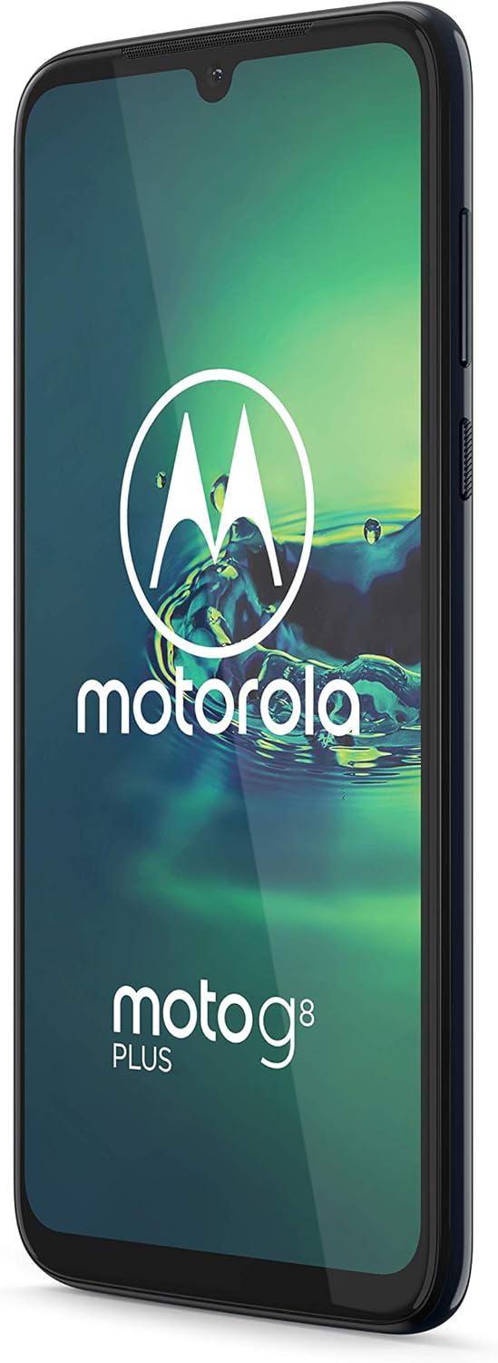 Moto G8+ Plus | Unlocked | International GSM only | 4/64GB | 25MP Camera | 2019 | Blue