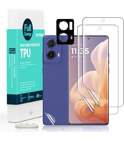 Tempered Glass Screen Protector & Camera Lens Cover For Motorola Moto G85 5G