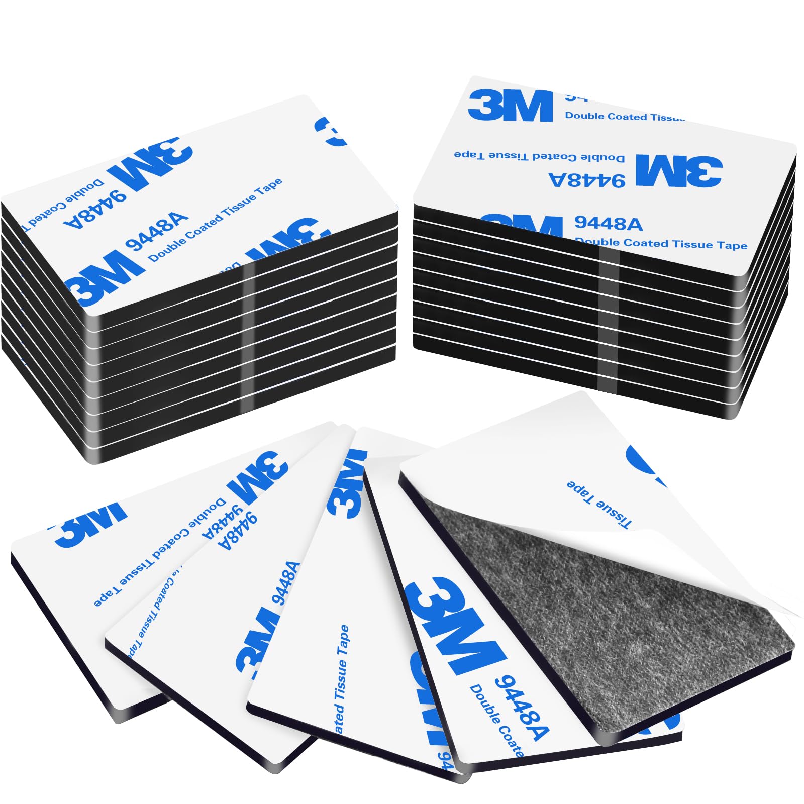 Monsensiy 60pcs 3mm Double Sided Adhesive
