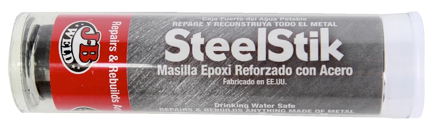 Amazon.com: J-B Weld SteelStik Steel Reinforced Epoxy Putty Stick, 2 oz, 3-Pack: Home Improvement
