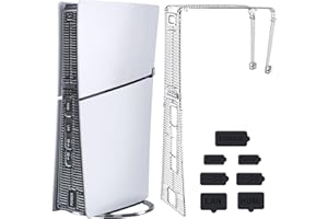 TNP PRODUCTS TNP Dust Cover for PS5 Slim Console - Protective Dust Filter for PS5 Slim Disc & Digital Edition - Precision Fit Dust Prevention Plug Set Cover for Filtering Dust and Pet Hair (for PS5 SLIM ONLY)