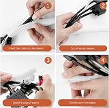 shinfly Cable Sleeve 6mm x 3m White for 1–2 Cables or Single Cable view 8