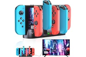 Fenolical Switch Charger Dock Compatible with Nintendo Switch/OLED, Support 4K/1080P HDMI & USB C Charging, Portable Switch T