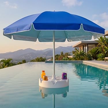 best rated solar patio umbrella HOOOWOOO Outdoor Patio Umbrella with Solar LED Light