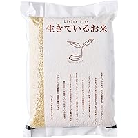 生きているお米 玄米 2kg ほぼ無農薬 有機肥料で育てた減々農薬米 殺虫剤 消毒剤など完全不使用