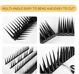 OFFO Bird Spikes 10cm High Anti Pigeon Deterrent 1.2m Fence Spikes Black view 6