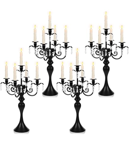 Amazon.com: Zestico Vintage Gold 1 Arm Metal Candelabra, 1-Candle