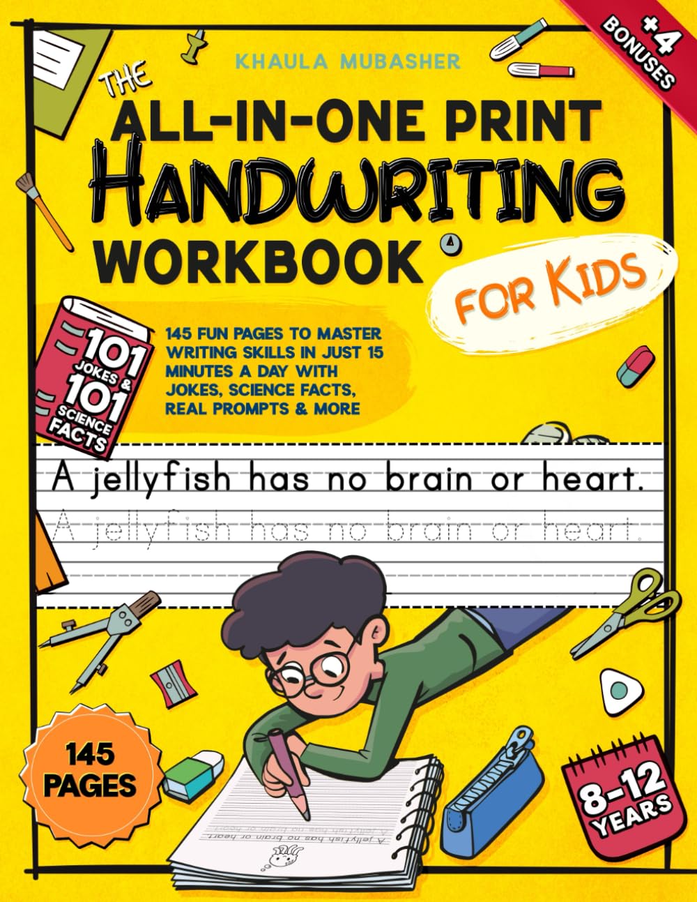 The All-in-One Print Handwriting Workbook for