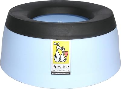 Road Refresher Prestige Non Spill Pet Water Bowl Large Blue