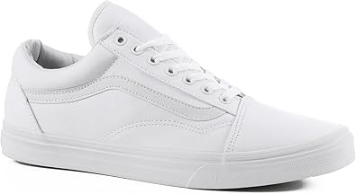 vans old skool trainers in white