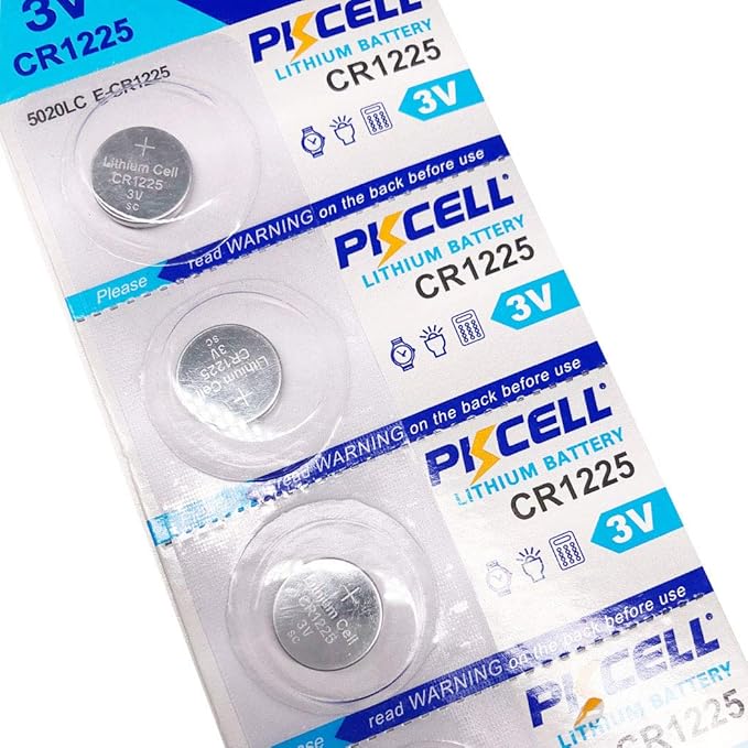 5PCS CR1225 3V Lithium Battery for Oral thermometers, Children's