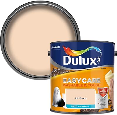 Dulux Easycare Soft Peach Matt Emulsion Paint 2.5L Washable Tough Stain