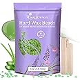 Mallowwax 2LB Aloe Hard Wax Beads, Hair Removal Wax for Full Body, Eyebrow, Legs, Bikini Brazilian Waxing - Perfect for Coarse and Fine Hair