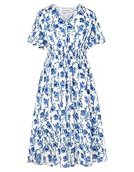 Hanna Nikole Women's Plus Size Boho Floral Maxi