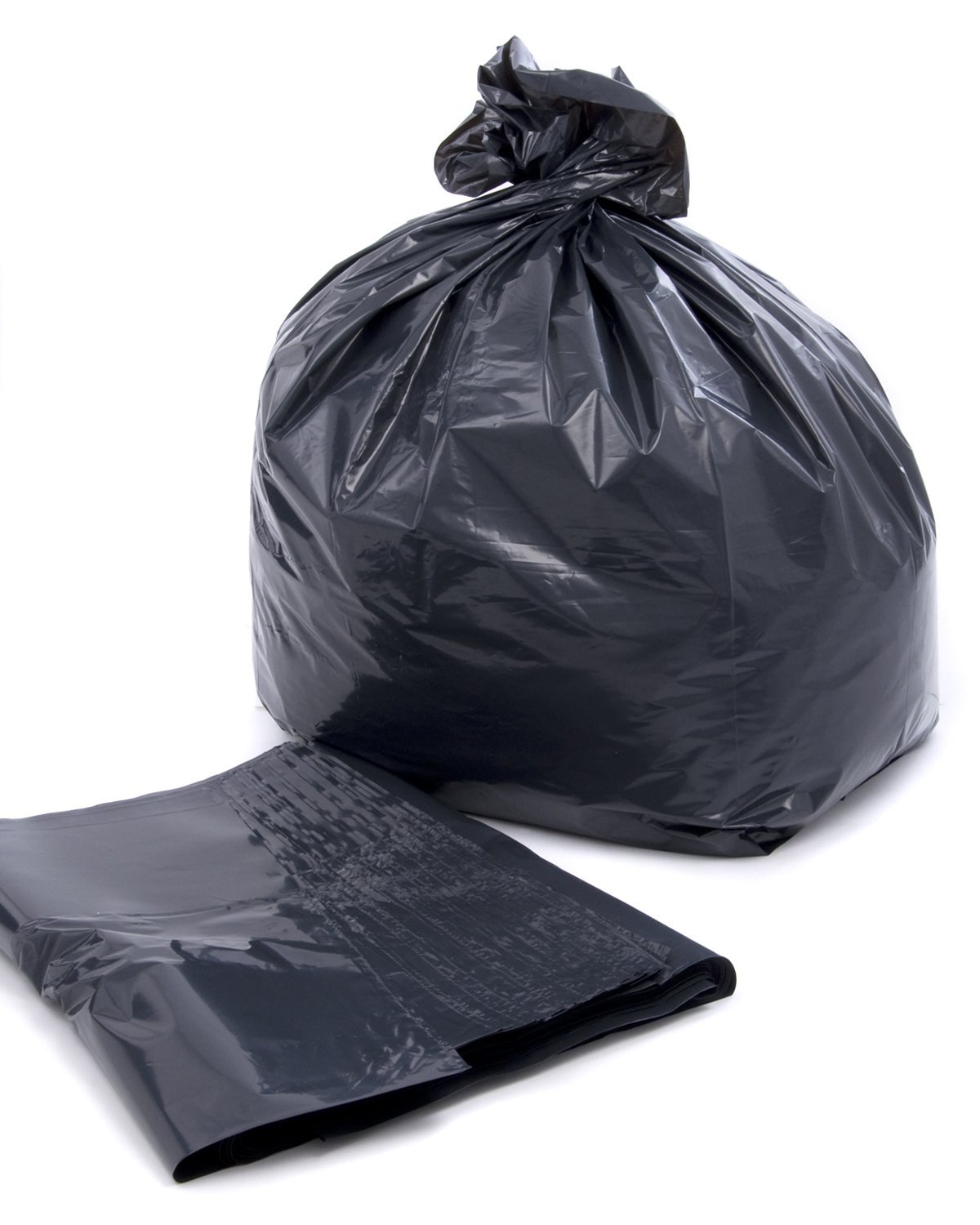 10 Black Heavy Duty Compactor Sacks / Refuse / Rubbish Bags 60 micron