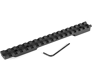 EGW Remington 700/721/725, Sauer 100/101, Bergara B14 Long Action Picatinny Rail Scope Mount – 0 MOA, CNC Machined 6061 T6 Aluminum, Matte Black, Made in USA, Includes Mounting Hardware