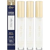 City Beauty City Lips Clear - Plumping Lip Gloss - Hydrate & Volumize - High Shine Lip Plumper - Hyaluronic Acid & Peptides Visibly Smooth Lip Wrinkles - Cruelty-Free