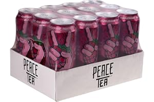 Peace Tea, Razzleberry 695mL Cans, Pack of 12