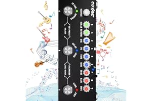 KINGSTER M-VAVE Cuvave cube baby guitarra pedaleira，com modelos de 9 AMP de carregamento 8 entradas IR CAB, Overdrive de distorção Reverb de retardo/delay Suporte Bluetooth 5.0 Para mesa de som