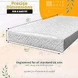 iSTYLE MODE BETTER HOME CHOICE Cot Bed Mattress 160x80x10cm Waterproof view 3