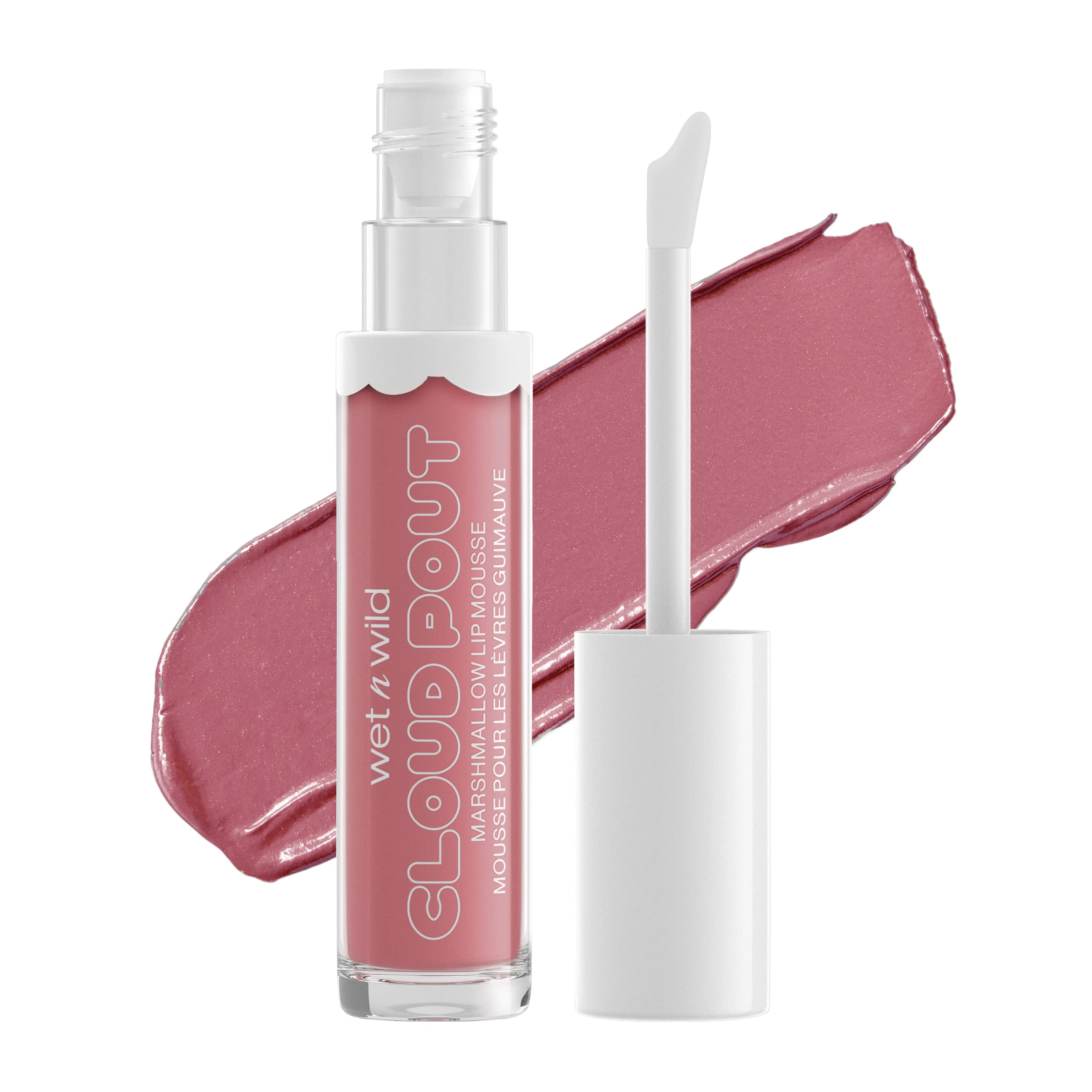 Wet 'n' Wild, Cloud Pout Marshmallow Lip Mousse, Matte Liquid Lipstick, Non-Drying and Long-Lasting Formula, with Argan Oil, Avocado Oil and Vitamin E, Girl, You'Re Whipped