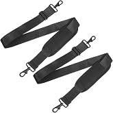 2pcs Instrument Shoulder Strap, 60-106cm Padded &amp; Adjustable Replacement Bag Strap with Hooks - Universal for Violin Case, Guitar, Cello, Ukulele &amp; Saxophone