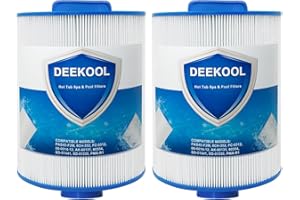 DEEKOOL PAS40-F2M Replacement Hot Tub Spa Filter Compatible with Unicel 6CH-352, Filbur FC-0312, Artesian Spas 06-0014-12, Baleen AK-90131, Darlly 60354, SD-01441, Master Spas PMA-R1 Filters, 40 sqft, 2 Pack