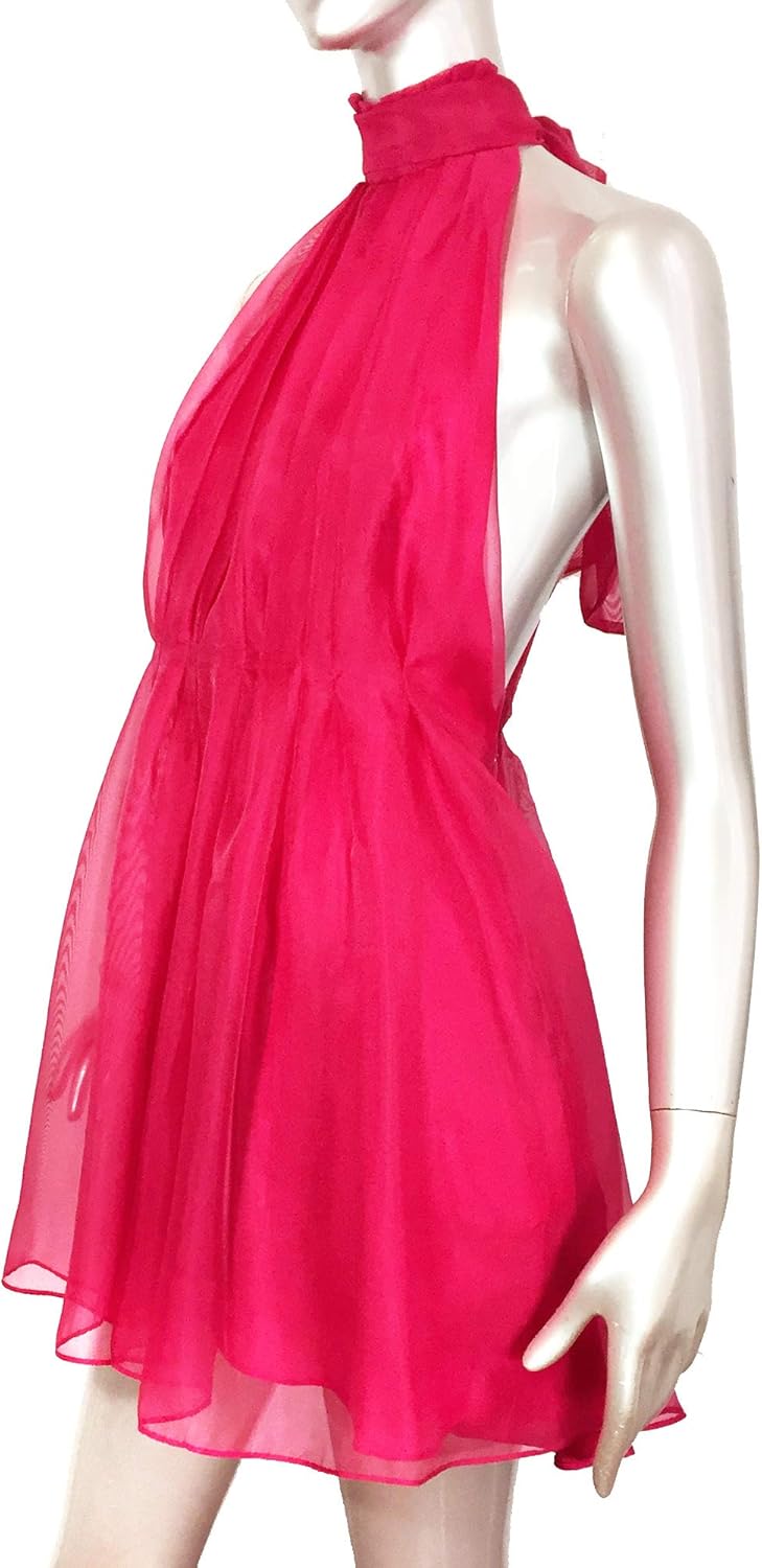 zara pink organza dress