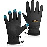Winter Gloves Waterproof Ski Snow Gloves for Women Men, Windproof Cold Weather Warm Thermal with 3M Premium Insulation Touchscreen for Running Driving Cycling Hiking Biking Outdoor Sports Work
