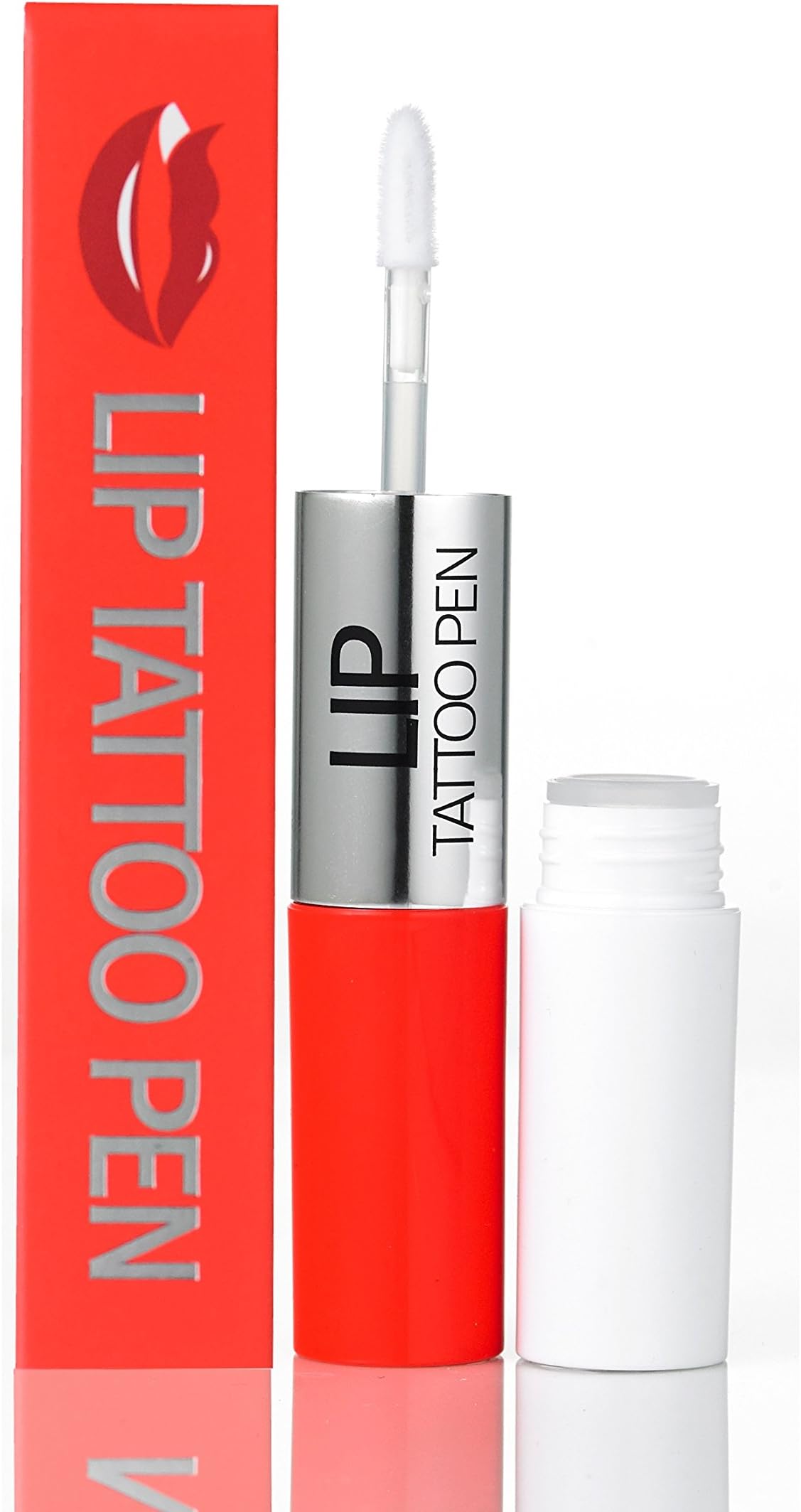 YURICA Dual Lip Tint Tattoo Pen 4g Lip Stain, Semi-Permanent Makeup (Twinkle Scarlet)