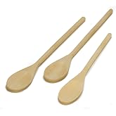 Imusa Wooden Spoons 3-Piece | Maplewood | Non-Scratch | For Cooking | Set of 3