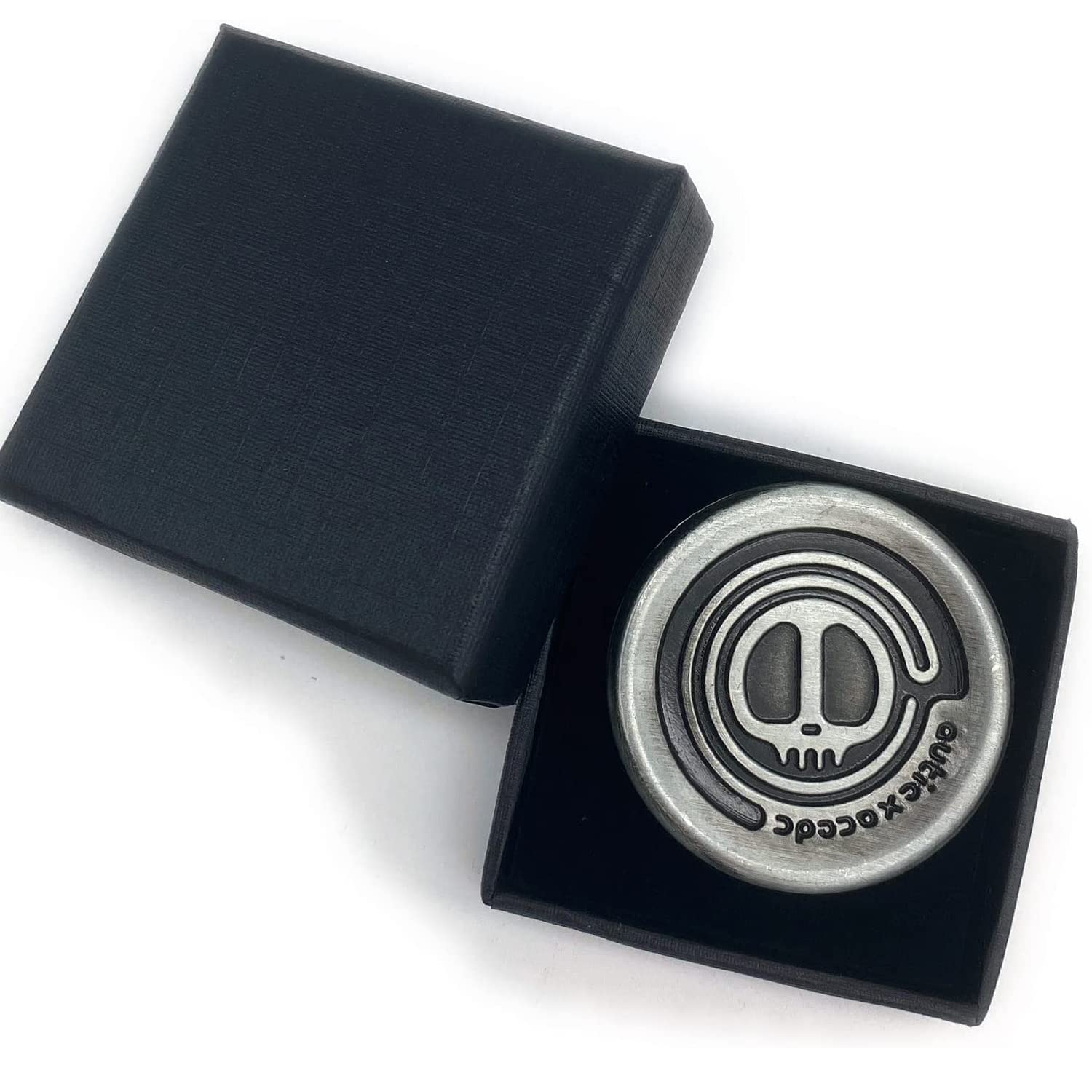 Fidget Slider Metallico Antistress - Giocattolo Da Scrivania Clicker Bilanciamento - Argento