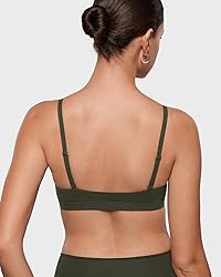 INLYRIC Women's Inbarely Triangle Bralette Plunge