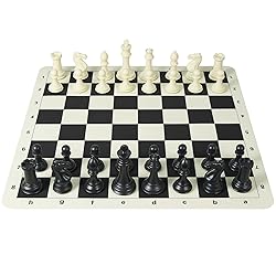 ELONGDI Tournament Chess Set with 20" Silicone