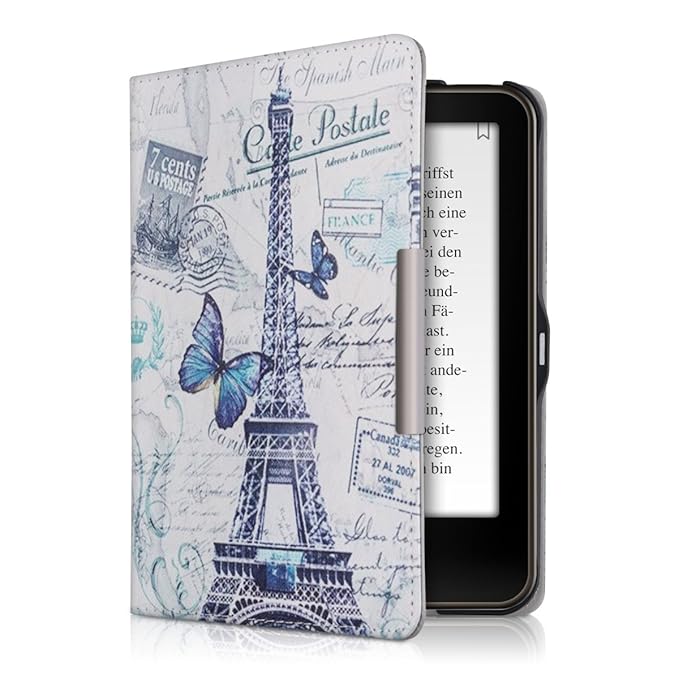 kwmobile Tolino Vision 1/2 / 3/4 HD Hülle - Kunstleder eReader Schutzhülle Cover Case für Tolino Vision 1/2 / 3/4 HD