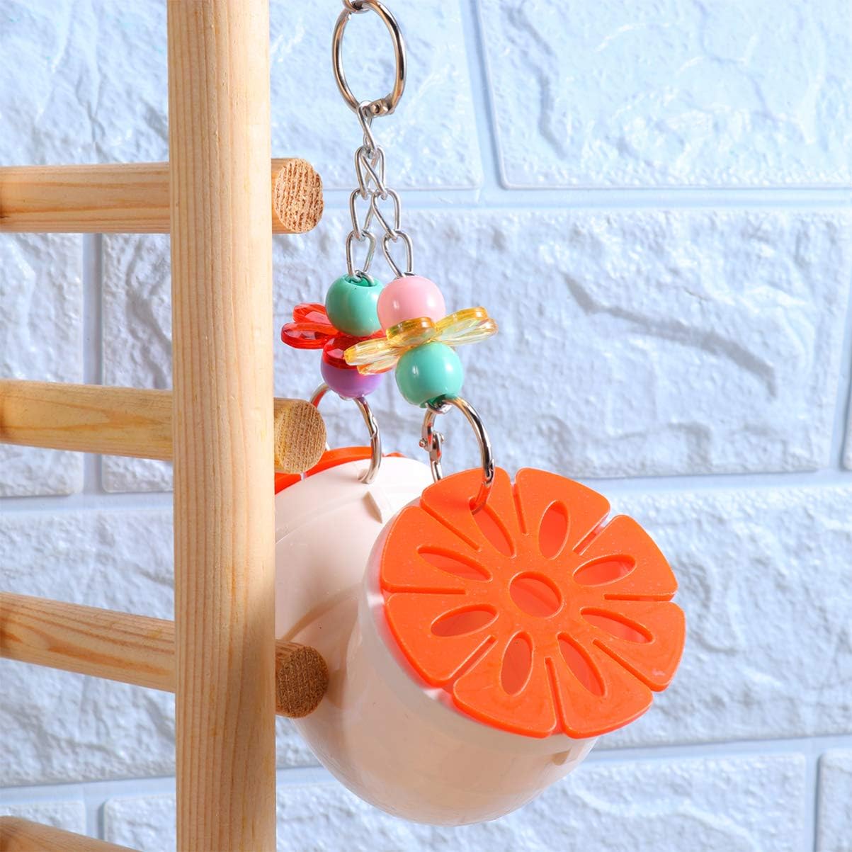 POPETPOP Bird Foraging Toys, Parrot Chewing Toys Plastic Durable Gnawing Toys - Image 4