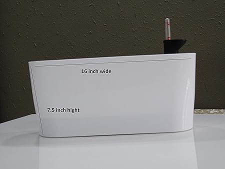 Planters Plastic Self Watering Pot, White