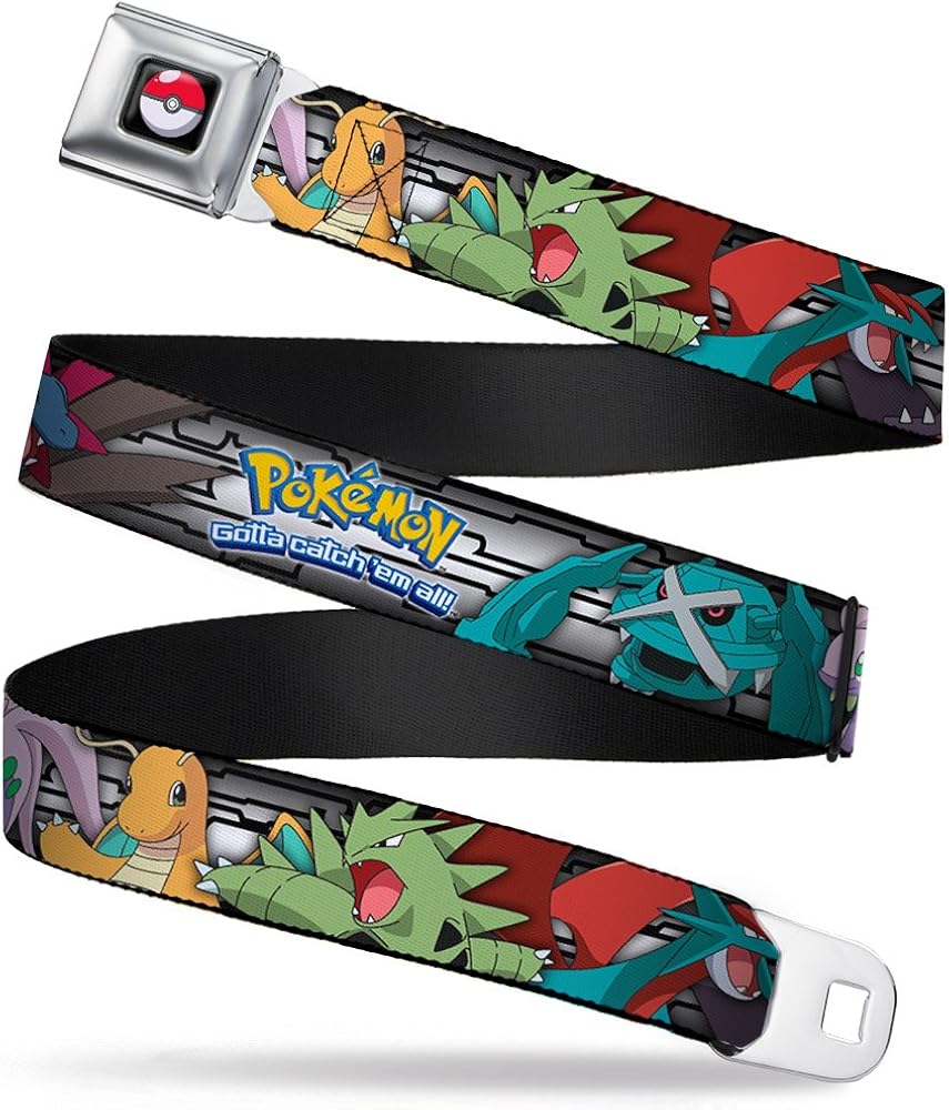 BuckleDown Seatbelt Belt Pokemon XL Clothing