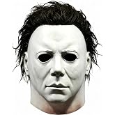 GTETKDE Halloween Michael Myers Mask 2024 Halloween Horror Cosplay Costume Scar Mask