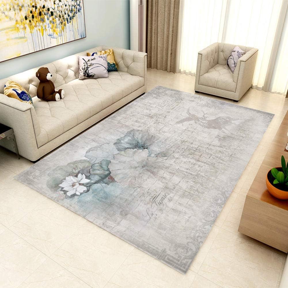 Area Rugs For Bedrooms Fashion Fresh Elegant Home Living Room Decoration Simple Flower Gray 120 160cm Amazon Co Uk Kitchen Home