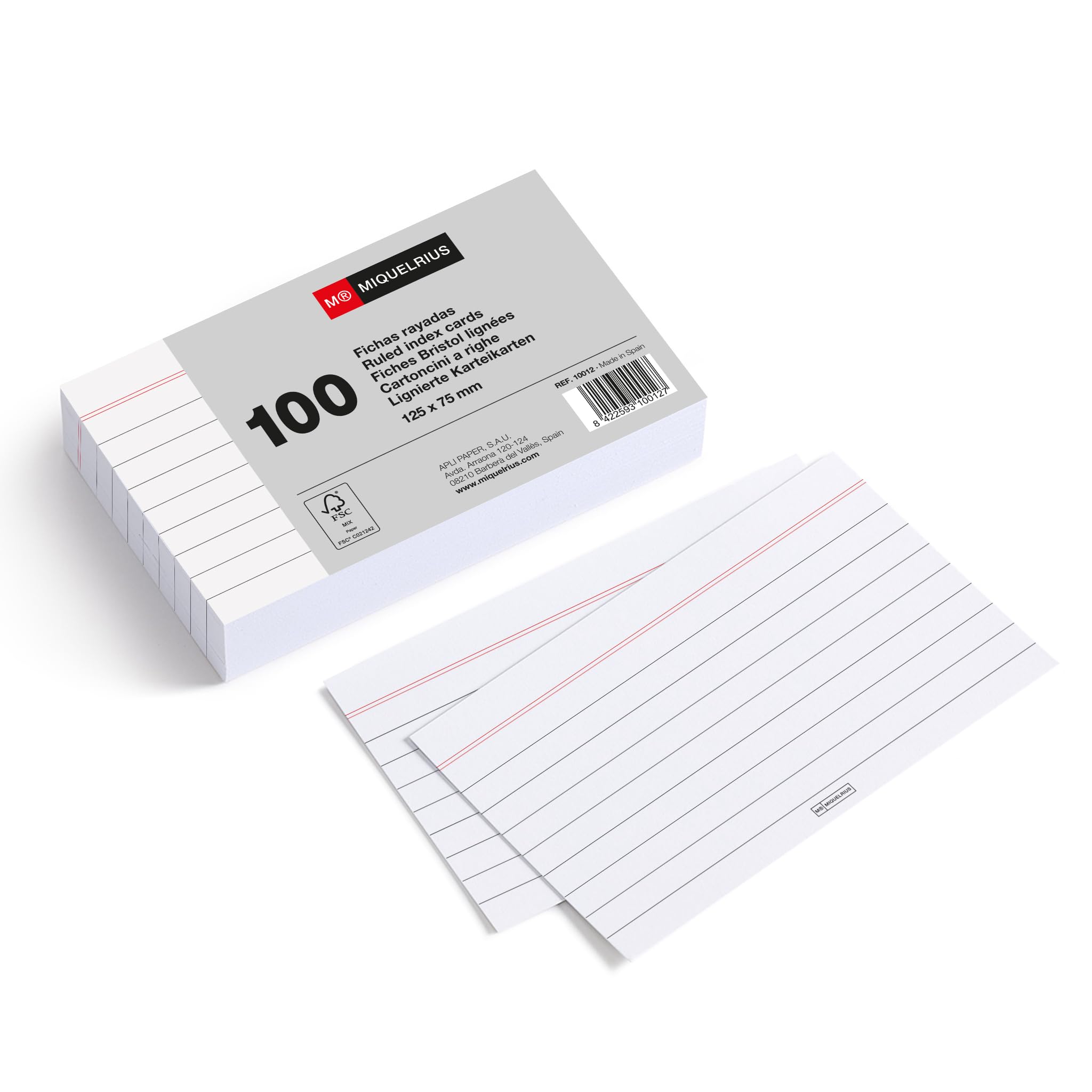 Miquel Rius Number 2 – Striped Cards, Pack of 100