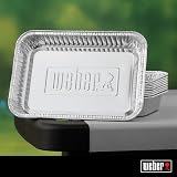 Weber Aluminum Drip Pans Small 22 x 15.3 x 3.6 10 Pieces view 3