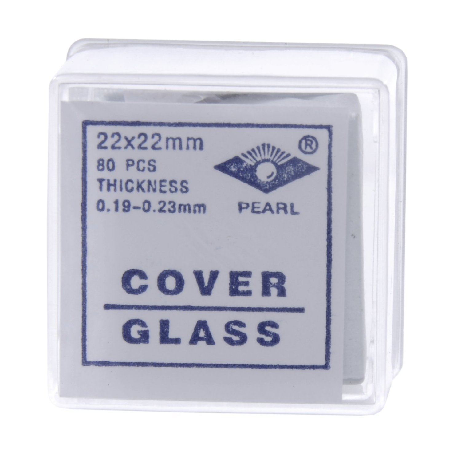 22x22mm Glass Microscope Slide Coverslips Pack of 80 Microscope Slide