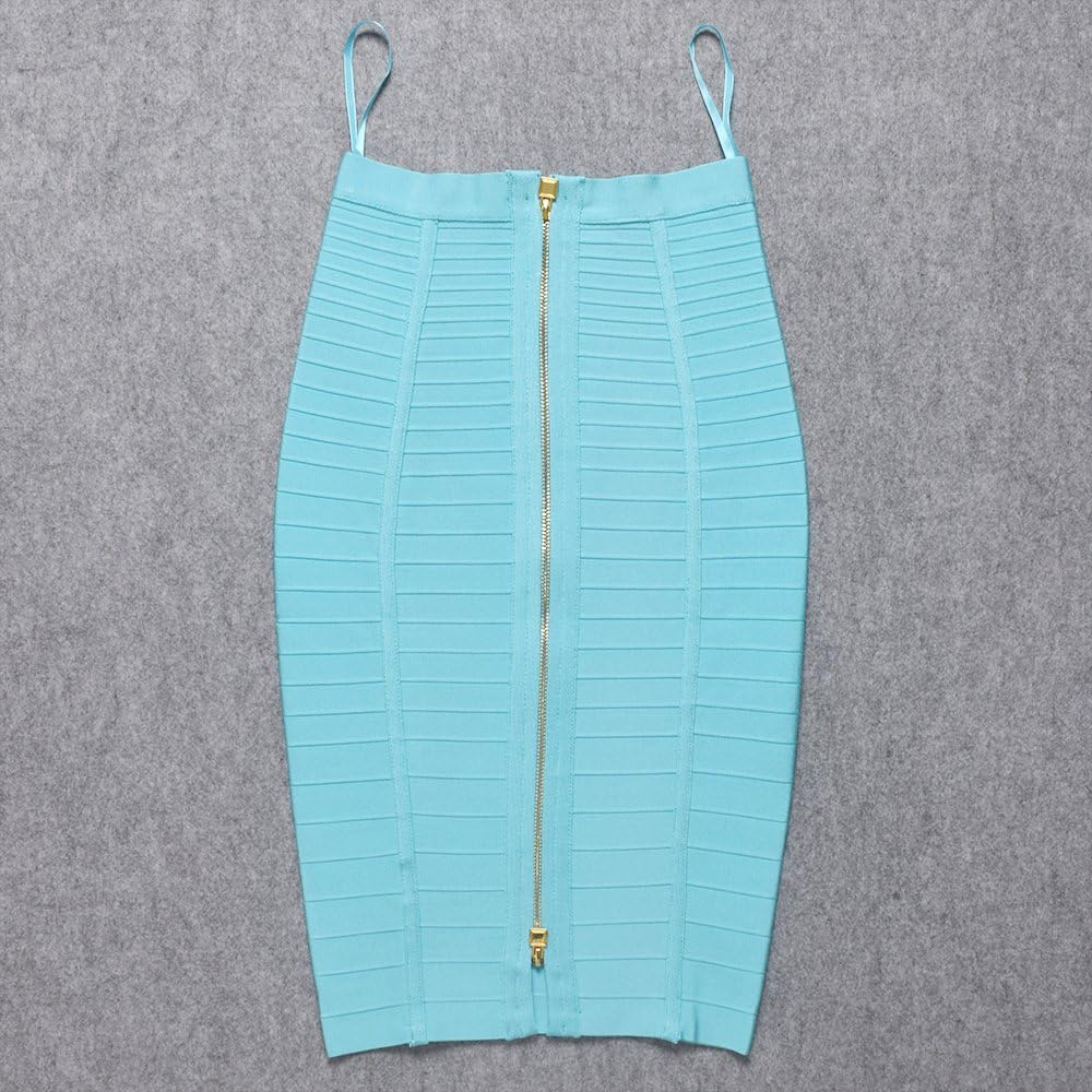 HLBandage Women's High Waist Elastic Rayon Bandage Pencil Skirt at  Women’s Clothing store